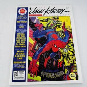 The Jack Kirby Collector Magazine #18 Spider Man W/ Human Torch FF Back‎ Cover